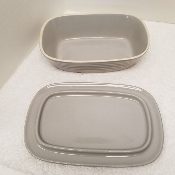 The Pottery People butter dish Blessed dishwasher safe micro safe 7.5" X 2"high - Picture 10 of 16